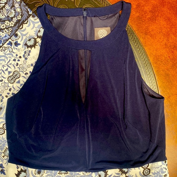 Vince Camuto Cut Out Halter Maxi Dress Size 8 - Picture 4 of 8